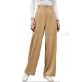 AURSI Wide Leg High Waist Ladies Pants Palazzo Pants Trendy Pants For Women.