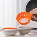Microwave Egg Poacher Perfect Double Egg Poacher Easy Double-Cup Egg Boiler Hot Spring Egg Mold Kitchen Cooking Gadget Tools. 