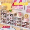 💦Free stickers🌈Multi-function storage box desktop drawer storage rack small drawer box. 