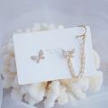 Elegant Cute Hanging Type Butterfly Clip Ear Cuff For Women. 