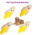 Pet plush sound toys, dog toy supplies wholesale, puppy cat bite resistant puzzle toys, fruit bananas. 