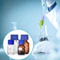 Media Bottle Reagent Culture Bottle Borosilicate Type Glass with Blue Screw Cap & White Graduations Heat Resistant Transparent Glass Lab Media Bottle for Learning Educational & Science Projects 10ml 25ml 50ml 100ml 250ml 500ml 1000ml 2000ml 5000ml 10000ml. 