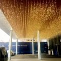 4x0.3 M 4x3 M led ice curtain lights straight blinking 8 modes stable waterproof waterproof waterproof decorative lights tree shop Christmas garden. 