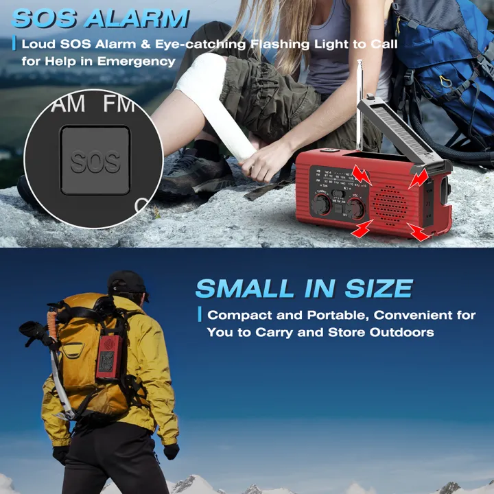 Solar%20rechargeable%20radio%20Radio%20with%20LED%20light%20Hand%20rechargeable%20emergency%20light%20Outdoor%20Adventure%20waterproof%20emergency%20light%20-%20Image%203