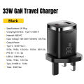Essager 33W GaN USB Type C Charger Digital Display PD Fast Charging For iPhone 16 15 14 Pro Max iPad Mini 6 S22.