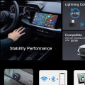 Skilldrive 2025 Ultra Mini Wireless CarPlay Adapter Wireless Android Auto AI Smart Box Intelligent Systems for Wired CarPlay Car. 