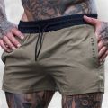 2025 Summer Gym Fitness Men's Shorts Sweatpants Thin Fashion Men Marathon Running Shorts Sports Breathable Training Pants.