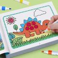Boys Girls Children's Coloring Books Animals Baby Drawing Book School Early Education Toys Drawing Toy Notebook Notebooks Pads. 