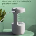 Anti-Gravity Humidifier - Aromatherapy Scent Mini Humidifier - 600ml  Clock Time LED display Water Drop Humidifier - diffuser droplet backflow Air humidifier. 