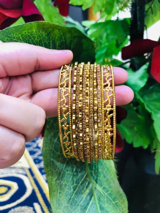 Very%20Beautiful%20Bangles%20One%20Carrat%20Gold%20Bangles%20set%20Chori%20jewellery%20for%20Girls%F0%9F%98%8ALow%20Stock%20-%20Image%203