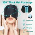 Migraine Relief Hat headache hat Gel Hot Cold Therapy lce Cap For Relieve Pain lce Hat Eye Mask Stress Pressure Pain Relief. 