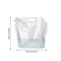5L Water Bag Folding Portable Sports Storage Container Jug Bottle for Outdoor Travel Camping with Handle Folding Water Bag. 