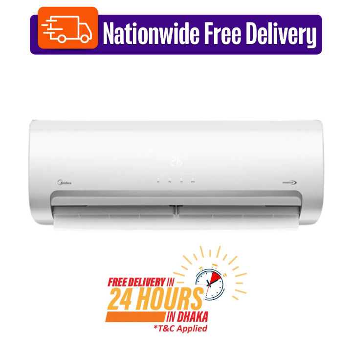 Midea 2 Ton Inverter Air Conditioner (MSI24CRN) with Free Delivery