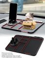 Anti-Slip Phone Holder with Extra Large Pad, Phone Holder in Car, Universal Multifunction Car Dashboard Non-Slip Mat for Phones, Sunglasses, Keys, Gadgets and More. 
