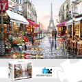 1000 Pieces Paris street Jigsaw Puzzle Home Decor Adults Puzzle Games Family Fun Floor Puzzles Educational Toys for Kids.