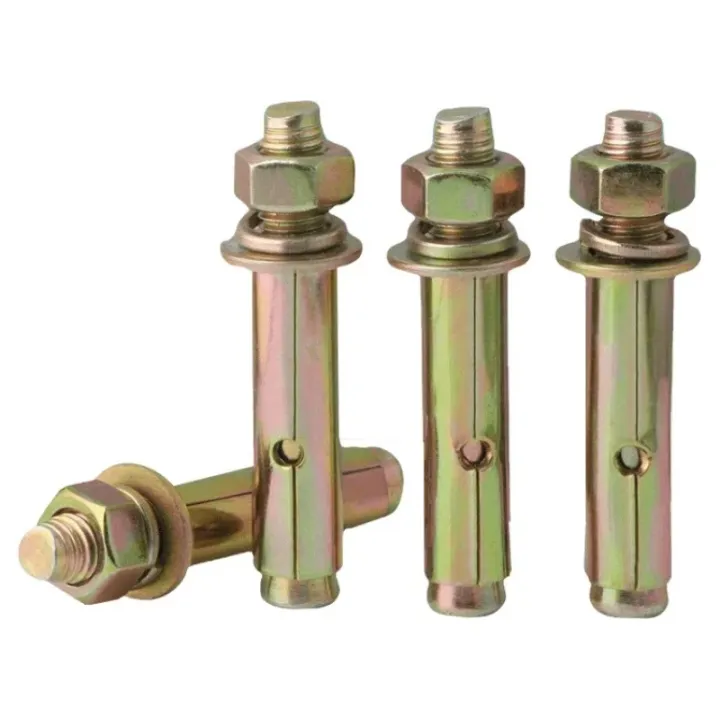 20pcs%20Heavy%20Duty%20Expansion%20Bolt%20Anchor%20Plasterboard%20Yellow%20Zinc%20Plated%20Fix%20Bolts%20M6%20Sleeve%20Wall%20Anchor%20for%20Concrete%20-%20Image%202