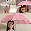 1 mini umbrella 18 inch doll accessory: adjustable sunny umbrella suitable for 1/4, 1/3 proportion BJD doll decoration.