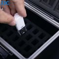 JJC 24 Slots USB Case Flash Drive Case Thumb Drive Storage Holder Box Waterproof Anti-static USB Flash Drive Bag Accessories.