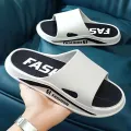 Men New Summer Slippers Fashion EVA Soft Bottom Casual Slides Light Beach Shoes Male Non-Slip Home Bathroom Sandals and Slippers. 
