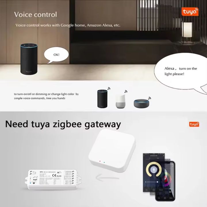 Zigbee%202CH%20LED%20Controller%20DC%2012V%2024V%20Smart%20Dimmer%20Match%20with10-Key%20CCT%20Wireless%20Remote%20for%20CCT%20LED%20Strip%20Works%20with%20Alexa%20%20-%20Image%202
