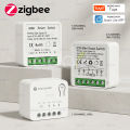 Tuya ZigBee Switch Module 10A/16A Smart Home DIY Relay Automation Breaker 1 2 3 Gang for Smart Life Alexa  Home Yandex Z2M. 
