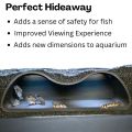 Multifunctional Aquarium Underground Tunnel Cave Curve Fish Tank Decoration Two Hole Fish Tank Decor Under Gravel Tunnel. 