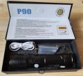 P90 Rechargeable LED Flashlight Torch. 