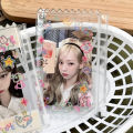 2pcs Dopamine Cute Graffiti Photocard Zipper PVC Case Polaroid  Photo Card Holder. 
