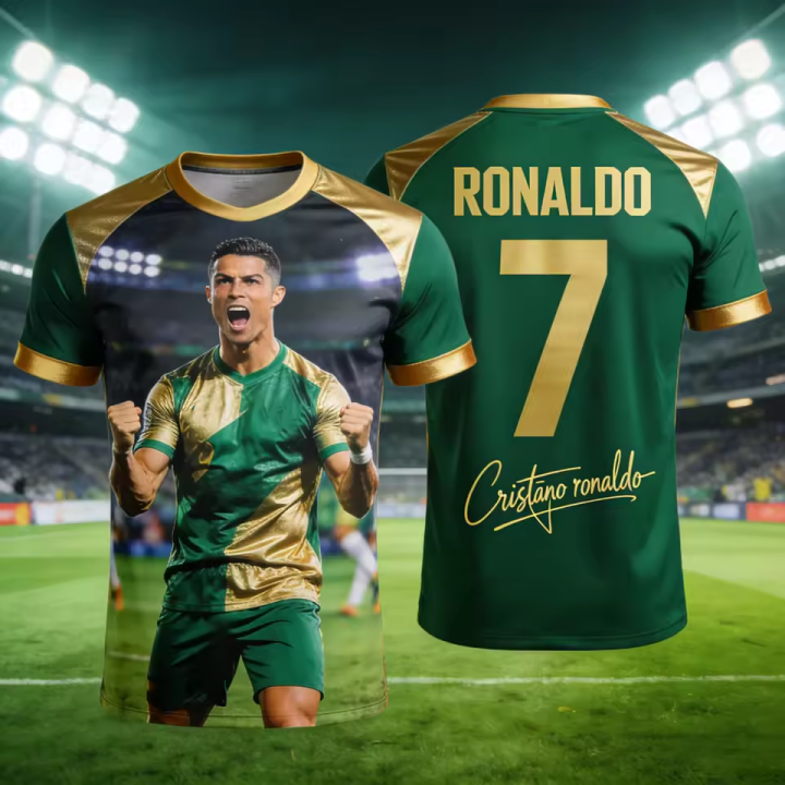Ronaldo%207%20Football%20Jersey%203D%20Print%20Sport%20Quick-dry%20Breathable%20Men%20T-Shirt%20Team%20Training%20Uniform%20Club%20Parent-child%20Short%20Sleeve%20-%20Image%204