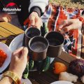 Naturehike 2026 New Titanium Cup Set Portable Storage Ultralight Large Tableware Set Outdoor Picnic Cooking Camping Bowl Pan. 