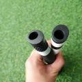 Golf Putter Grip 2° Offset Hole Design Classic Black White Color Honeycomb Anti-Slip Texture PU Material Soft Comfortable Shock.