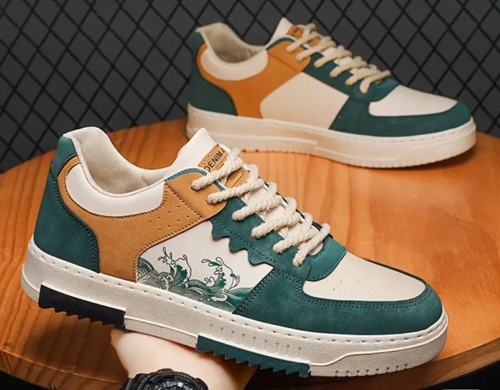 Alpha%20Wear%20Stylish%20Sneakers%20Shoes%20for%20Men%20Women%20Boys%20Girls%20%7C%20Casual%20Fashion%20Joggers%20%7C%20Trendy%20Lace-Up%20Sneakers%20%7C%20Comfortable%20Walking%20Shoes%20%7C%20Blue%20White%20&%20Green%20White%20%7C%20EU%20Size%206-11%20-%20Image%2010