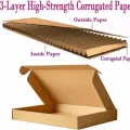 10pcs 7*5*1½ inches Corrugated Boxes(3 ply) Mailer Boxes Cardboard Boxes for packaging & shipping. 