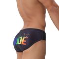  Briefs Swimming Trunks Tight Stretch Printed bathing suit men Brand Surf Summer Beach Sports Pants Push-up Men Swimwear. 