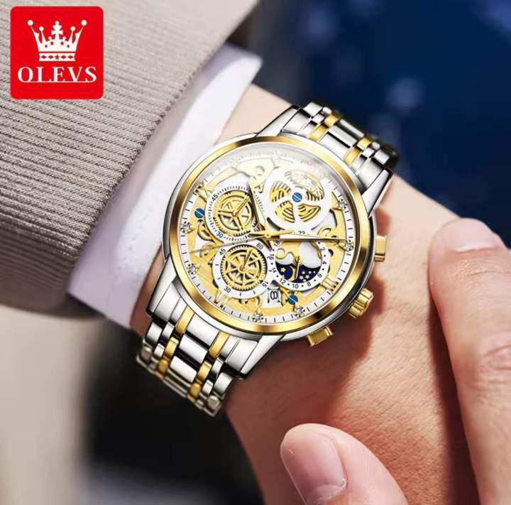 UTHAI%20Watch%20For%20Men%20Trendy%20High%20end%20Light%20Luxury%20Versatile%20Quartz%20Watches%20Waterproof%20Roman%20Hollow%20Male's%20Clock%20Watch%20V009%20-%20Image%204