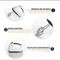 Hand Held Mixer Electric Whisk 7-Speeds Portable Hand Mixer Food Baking Mixers with 2 Beaters 2 Dough Hooks Mini Egg Cream Food Beater for Kitchen Making Caket. 