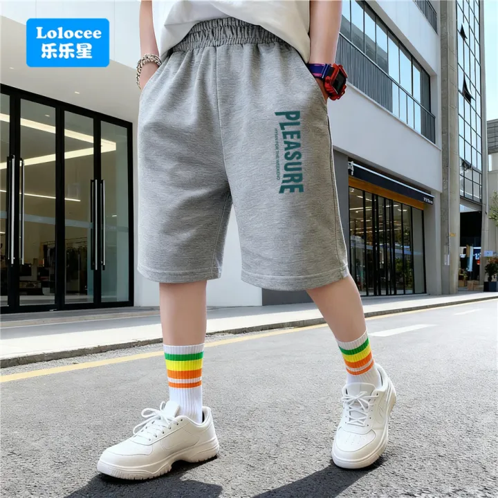 Boys'%20Shorts%20Summer%20Clothes%20Fashion%20Letter%20California%20Printed%20Sweatpants%20Loose%20Cotton%20Short%20Pants%20Kids%20Straight%20Shorts%20ZMJZ1%20-%20Image%203
