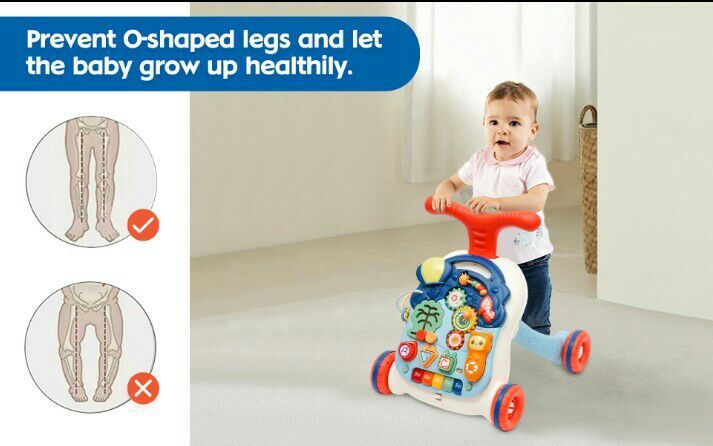 Baby Learning Walker in Sit-to-Stand Learning Walker Kids