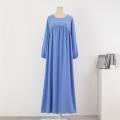 Spirng Autumn Full Sleeve Casual Plus Size Dress Women Loose Maxi Dresses Female Oversize Long Dresses Vestidoes Fit 120KG.