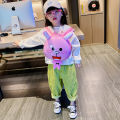 New Korean Style Animal-Themed Kids Backpack for Boys and Girls - Unisex Fashionable Backpack.