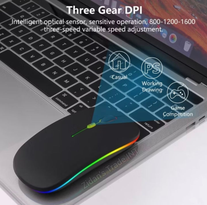 Wareless Bluetooth Mouse For Smartphone Laptop & Computer