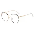 Classic Blue Light Blocking Women Glasses Frame Fashion Metal Spring Hinge Eyewear Optical Prescription Eyeglasses Frames. 