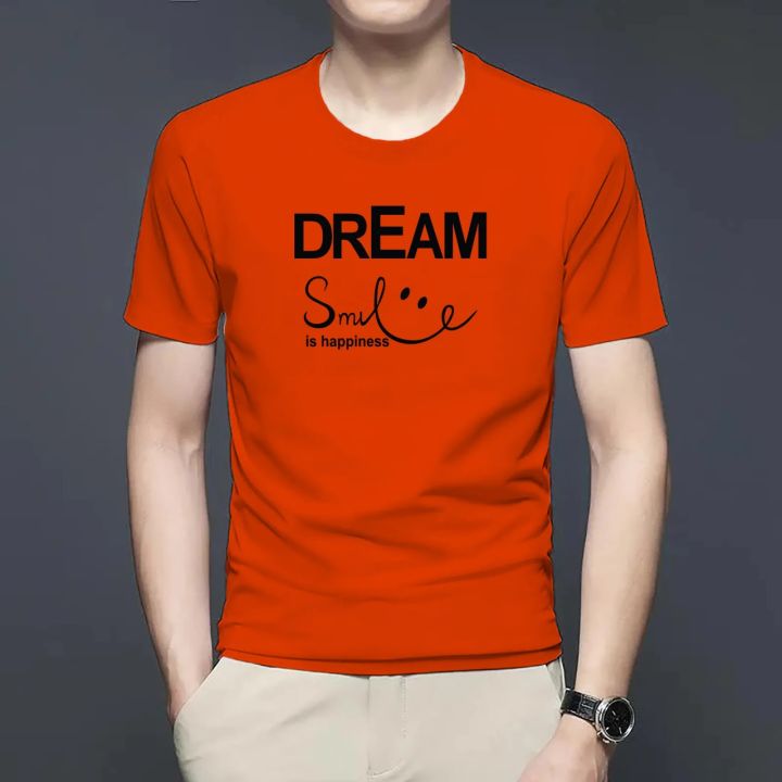 Dream smile Half Sleeve T-Shirt For Men