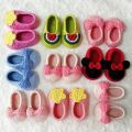 crochet warm baby shoes handmade shoes. 