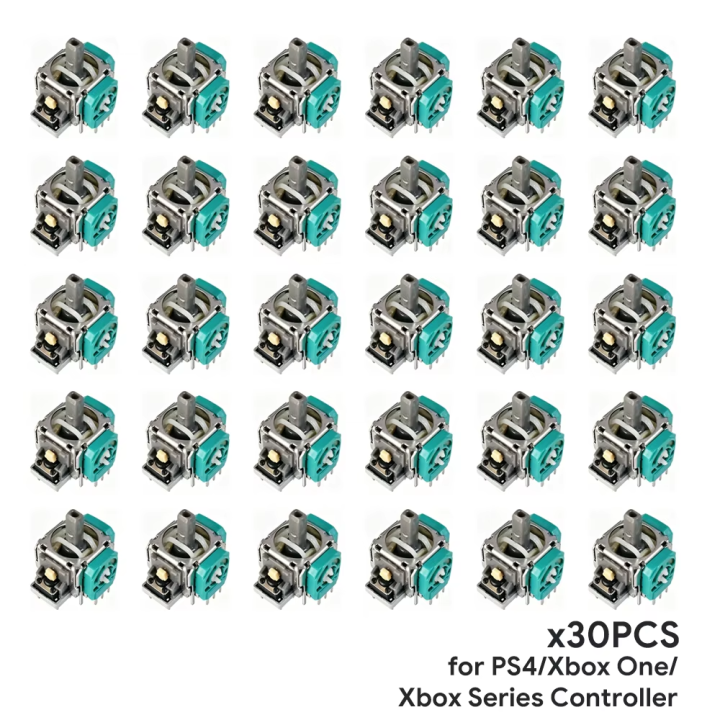 DATA%20FROG%2010/20/30pcs%20Replacement%203D%20Analog%20Joystick%20For%20PS5/PS4/SwitchPro/Xbox%20One%20Controller%20ThumbStick%20Repair%20Parts%20Accessory%20-%20Image%207