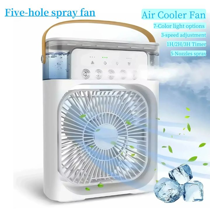 Cooling Fan 3 In 1 Portable Desktop Humidifier USB Mini Air ...