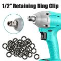 10/20PCS 1/2 inch Retaining Ring Clip With O-Ring Socket Impact Wrench Snap Ring Durable Anti Detachment. 