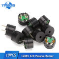 10PCS Passive Buzzer 12MMx8.5MM 12085 42R Resistance 3V 5V 9V 12V in Common Use Mini Piezo Buzzers Kit, for Arduino. 