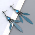 Game Honkai: Star Rail Cosplay Aventurine Ear Studs Pendant Ear Clips Fashion Earrings Jewelry Accessories .