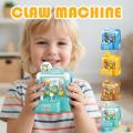 Mini Claw Machine Arcade Game for Kids - Cute Cartoon Desktop Candy Grabber & Capsule Toy Machine Parent-Child Interactive Toy. 